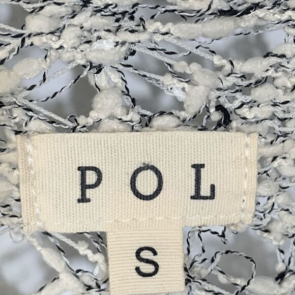 POL Open Knit Short Sleeve Top Size Small - Picture 3 of 9